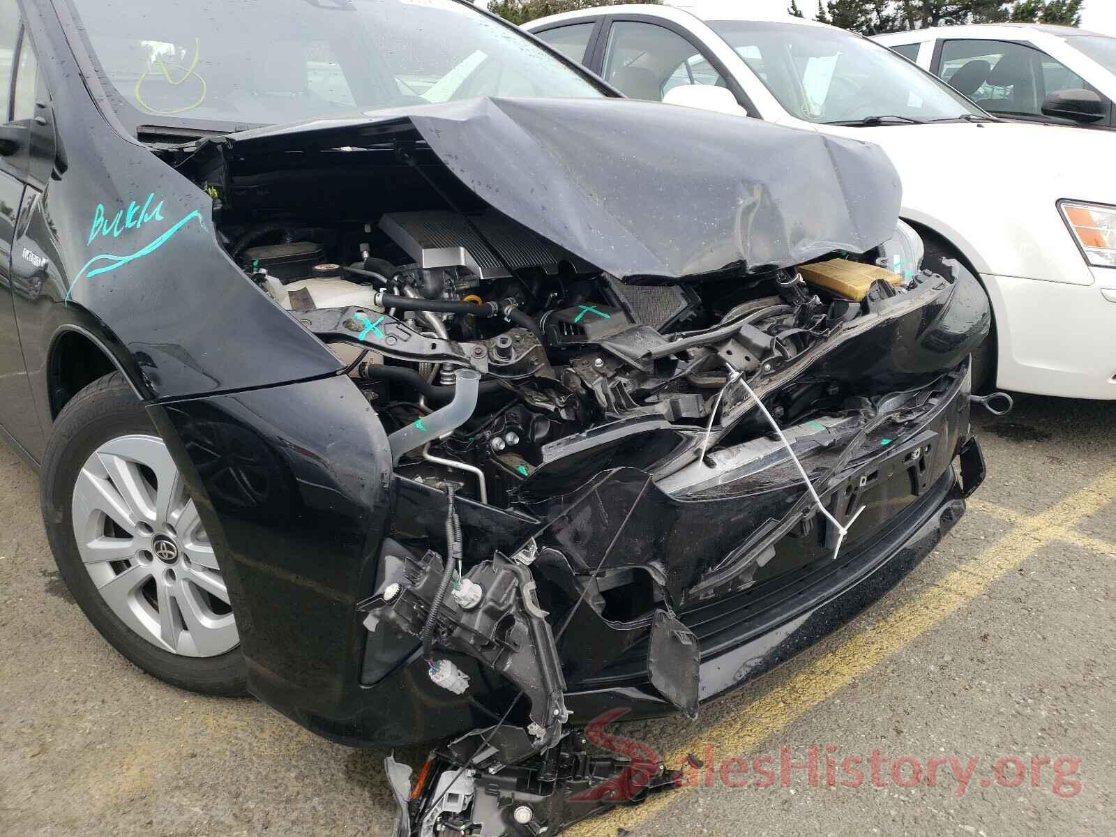 JTDKBRFU6J3082110 2018 TOYOTA PRIUS