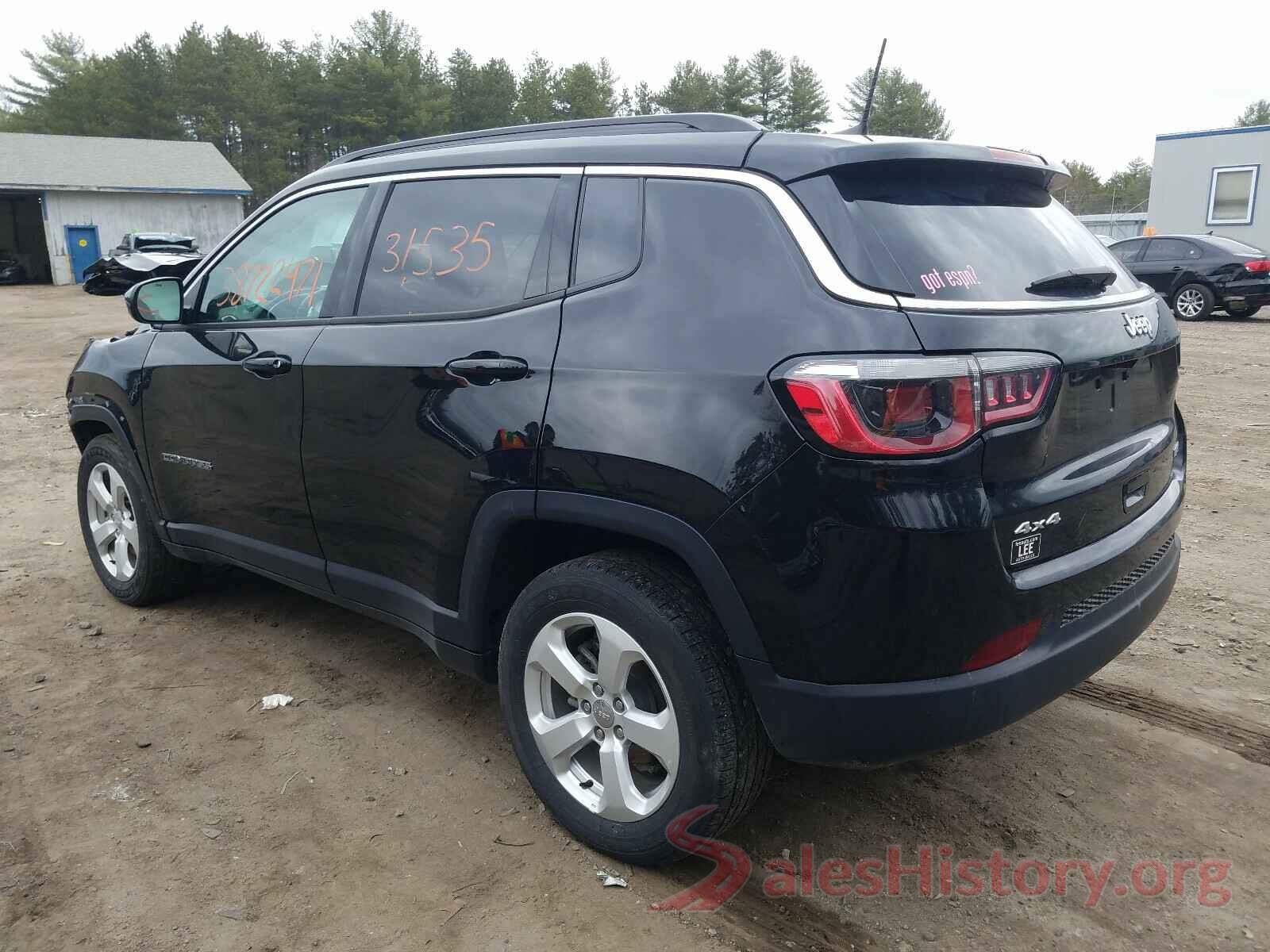 3C4NJDBB7KT828416 2019 JEEP COMPASS