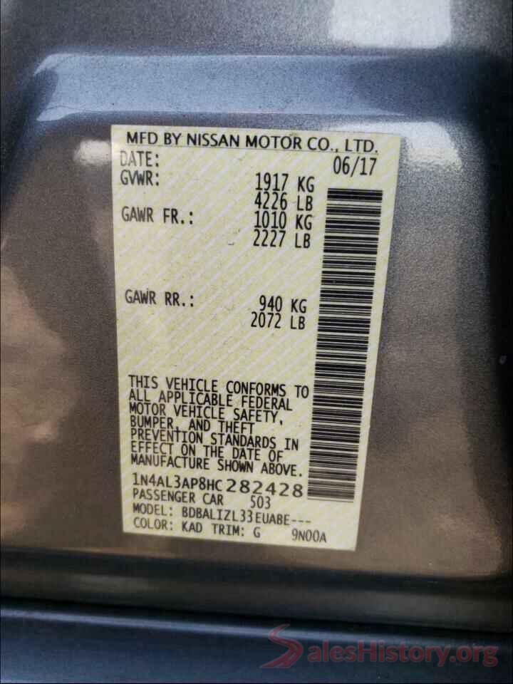 1N4AL3AP8HC282428 2017 NISSAN ALTIMA