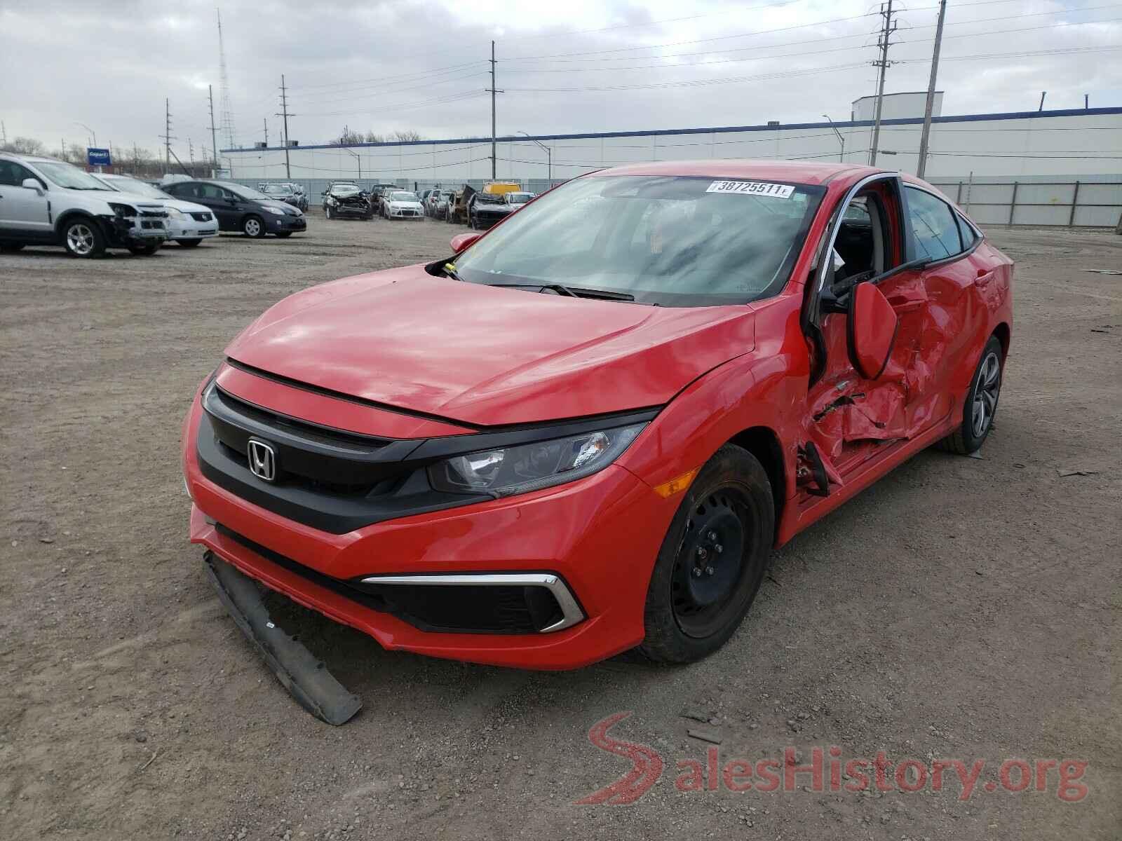 2HGFC2F66KH527842 2019 HONDA CIVIC