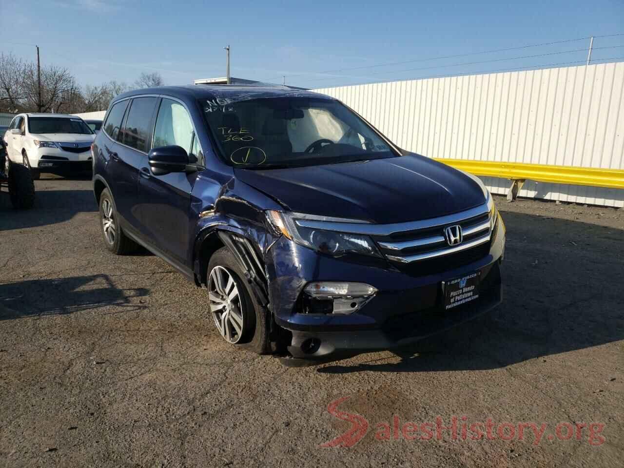 5FNYF6H80GB124036 2016 HONDA PILOT