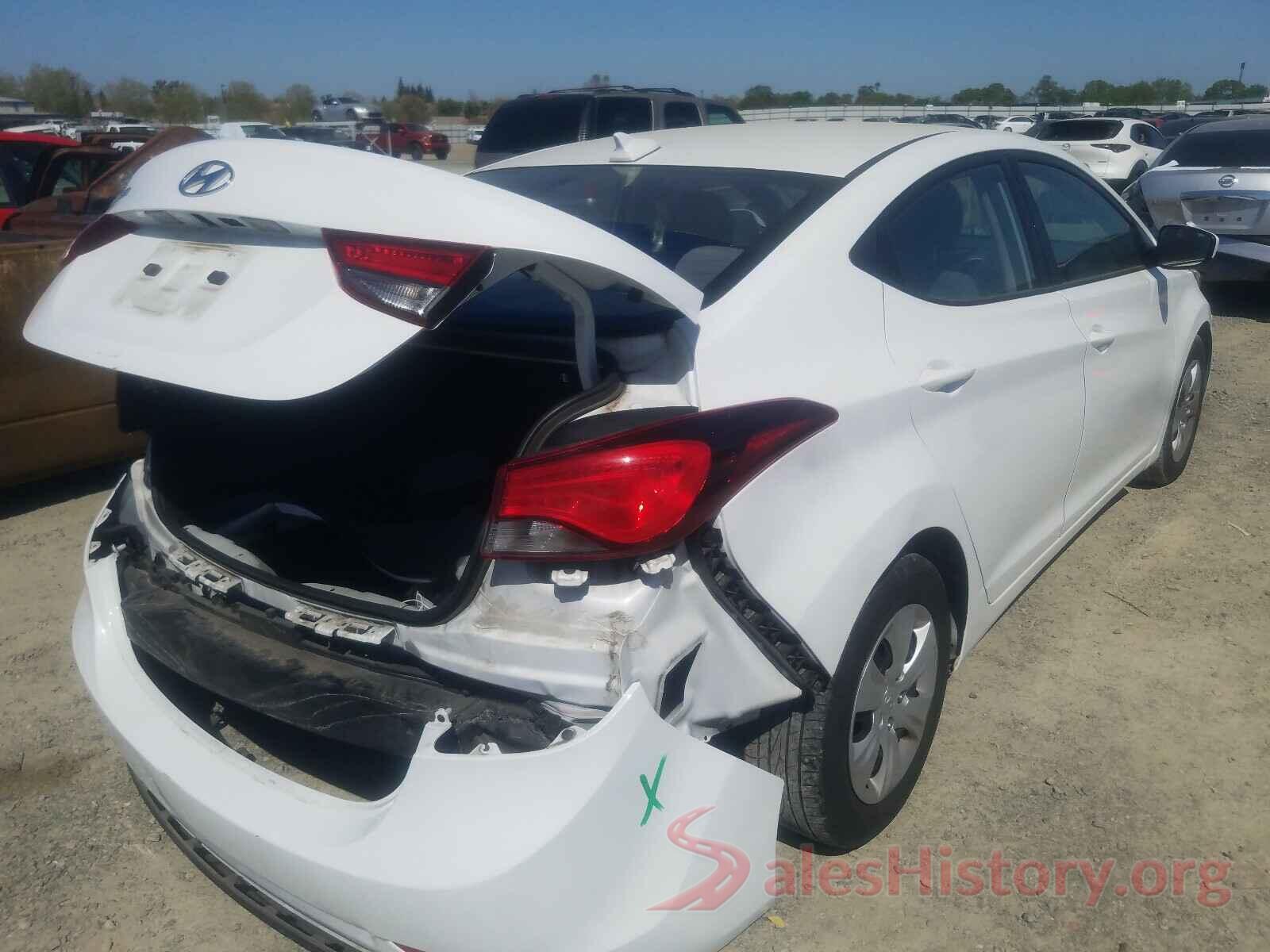 5NPDH4AE2GH710042 2016 HYUNDAI ELANTRA