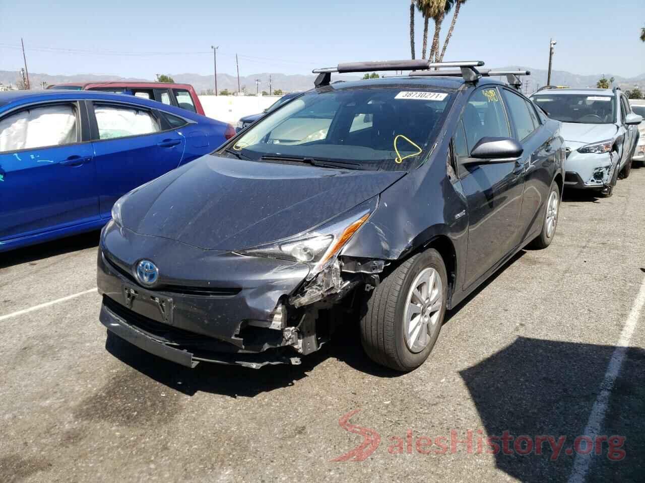 JTDKBRFU1H3032161 2017 TOYOTA PRIUS