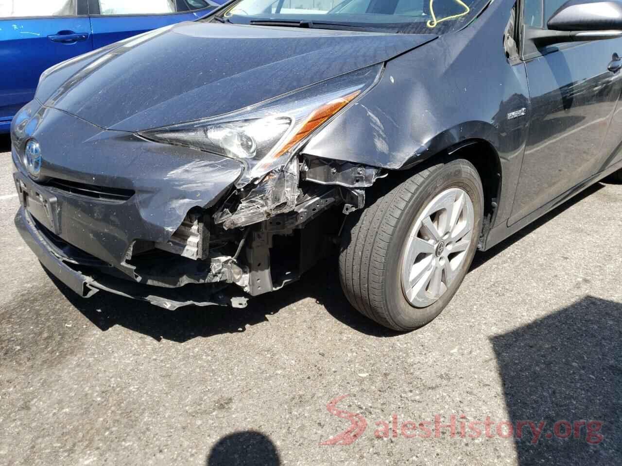 JTDKBRFU1H3032161 2017 TOYOTA PRIUS