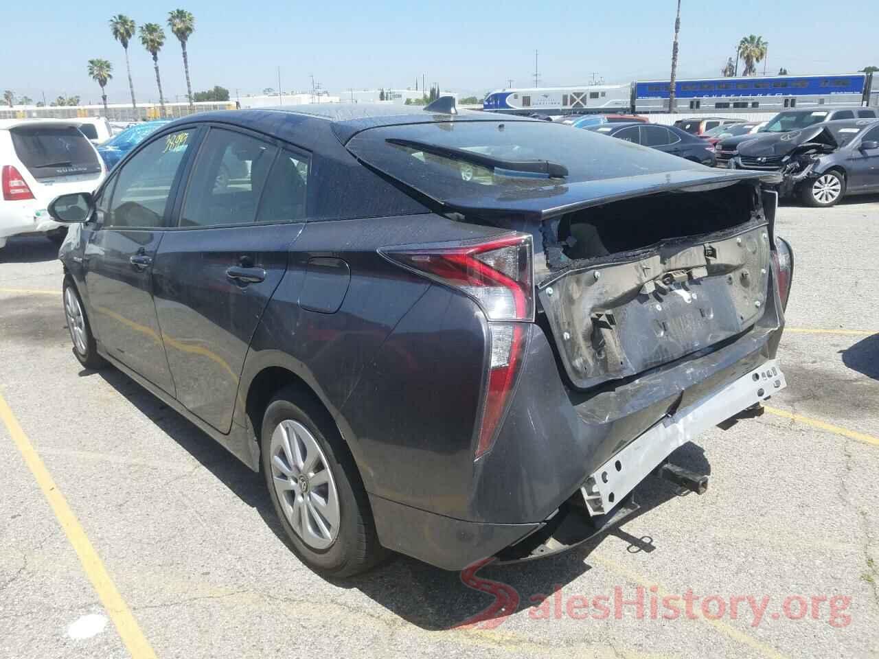 JTDKBRFU1H3032161 2017 TOYOTA PRIUS