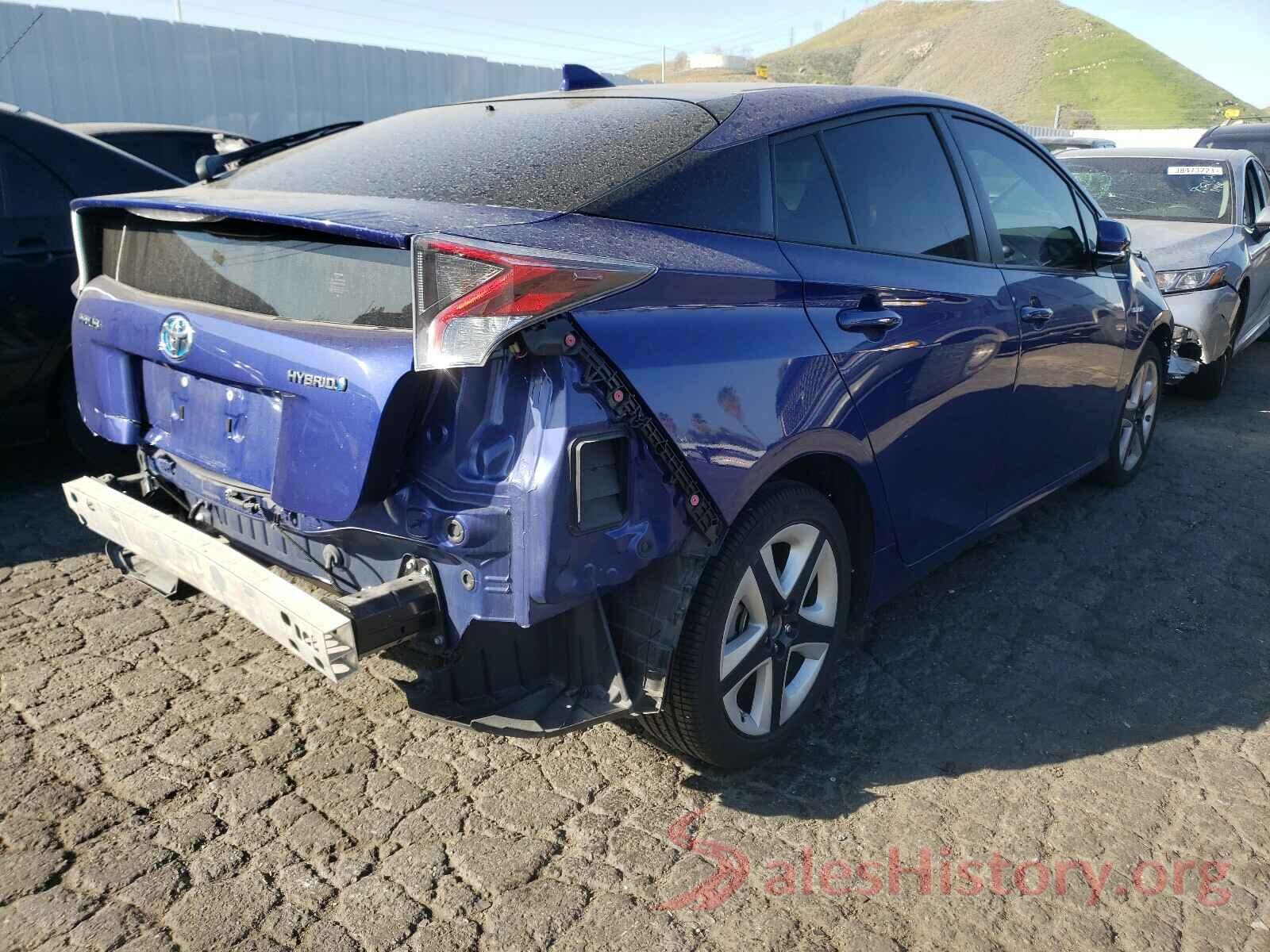 JTDKARFU9G3511722 2016 TOYOTA PRIUS