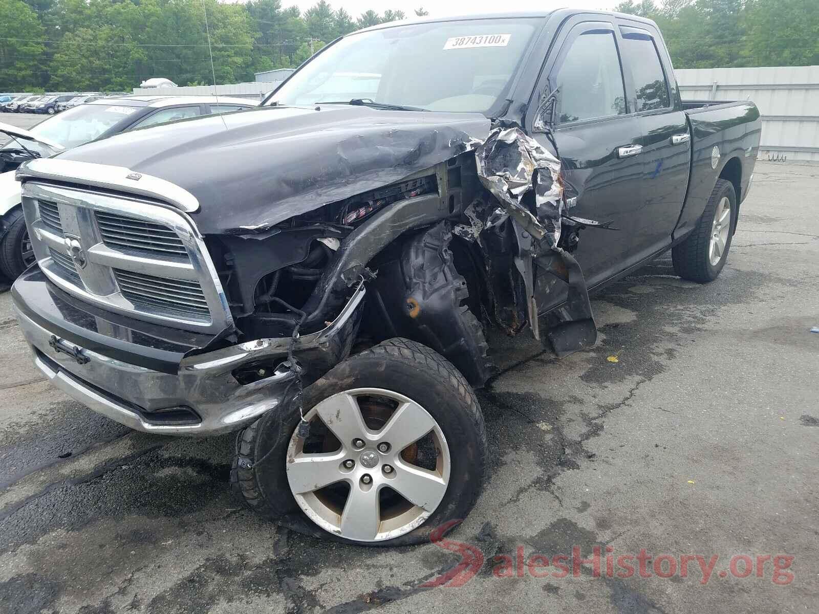 1D7RV1GT1AS205532 2010 DODGE RAM 1500