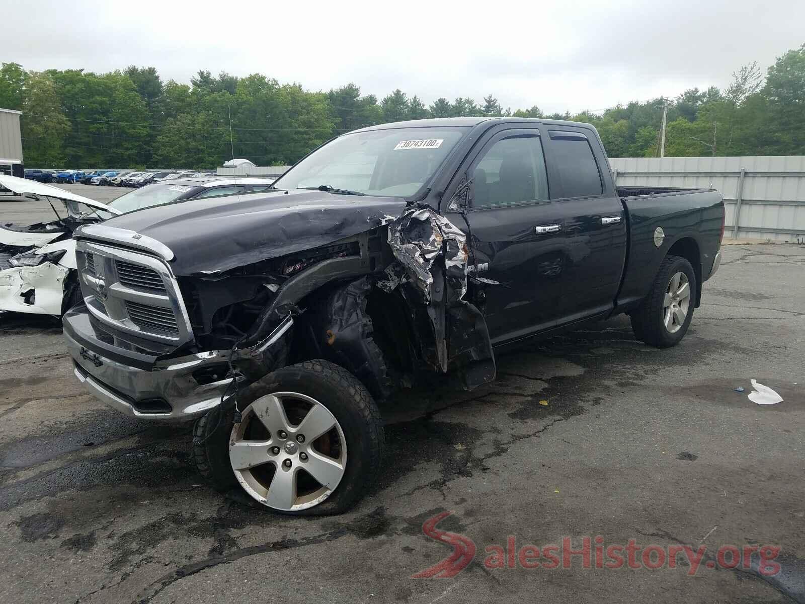 1D7RV1GT1AS205532 2010 DODGE RAM 1500