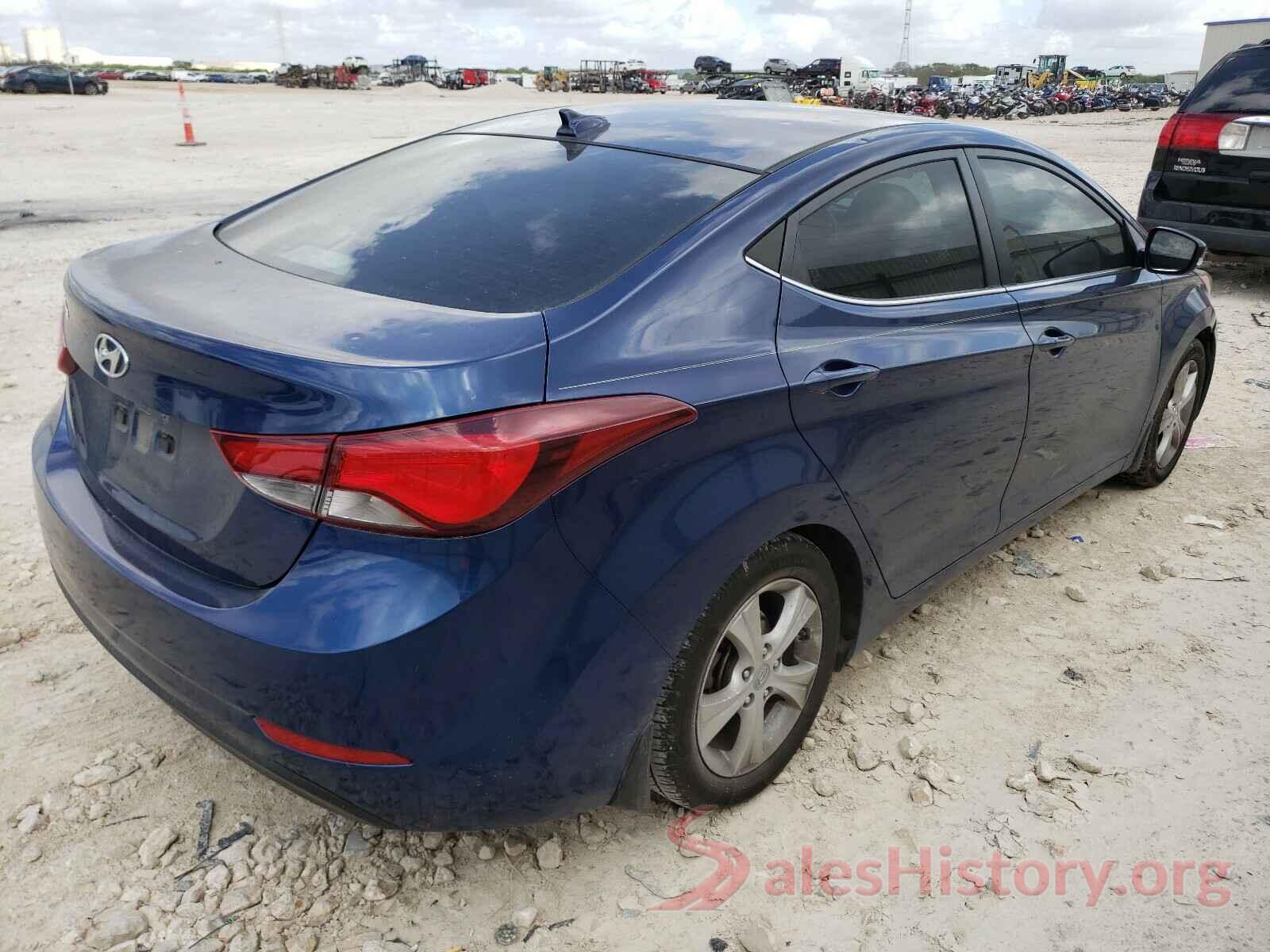 5NPDH4AE9GH668145 2016 HYUNDAI ELANTRA