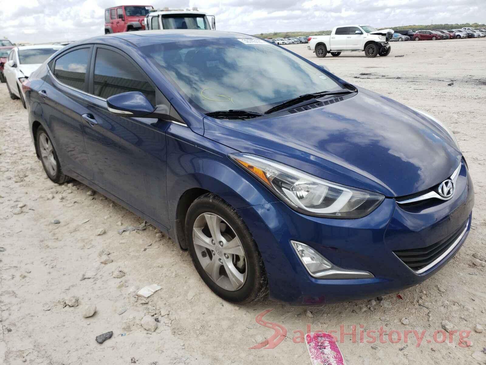 5NPDH4AE9GH668145 2016 HYUNDAI ELANTRA