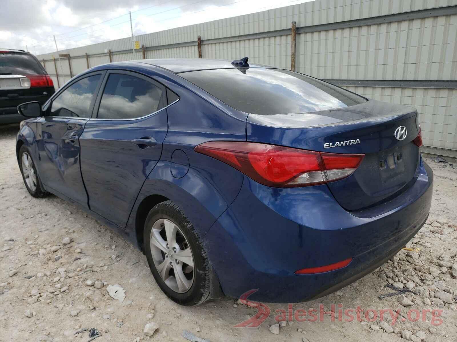 5NPDH4AE9GH668145 2016 HYUNDAI ELANTRA