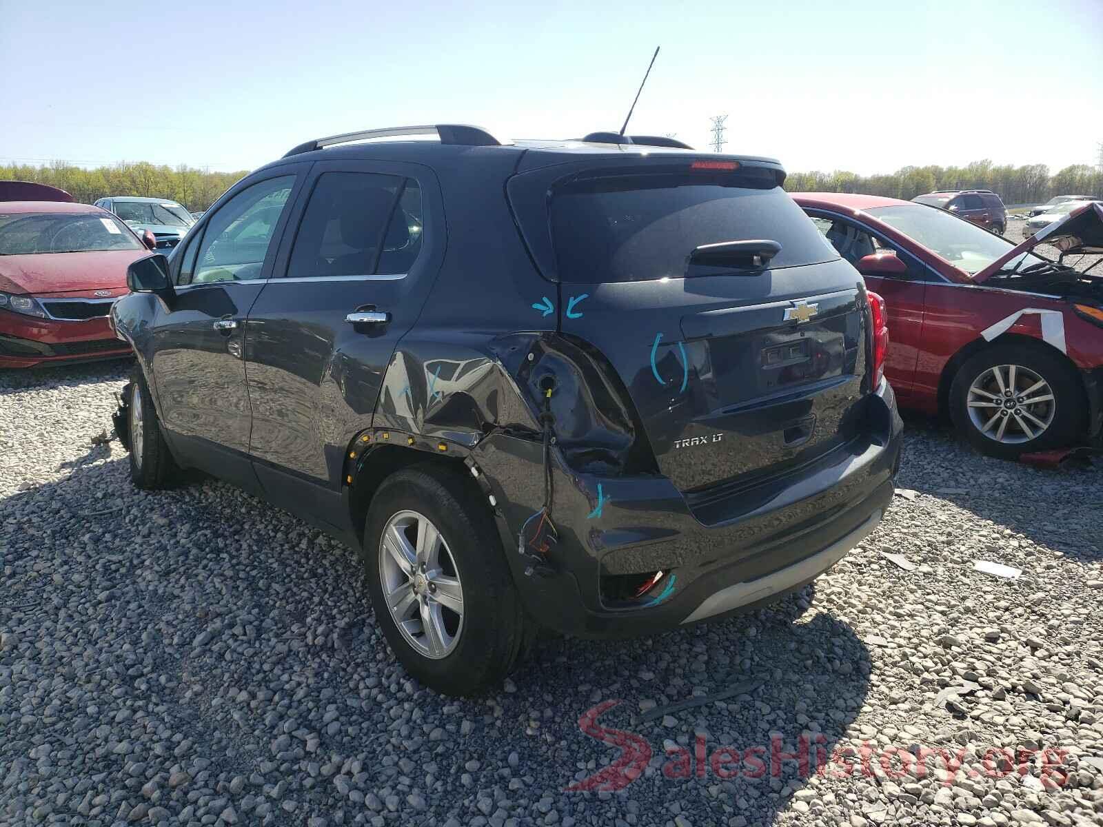 KL7CJLSBXHB239286 2017 CHEVROLET TRAX