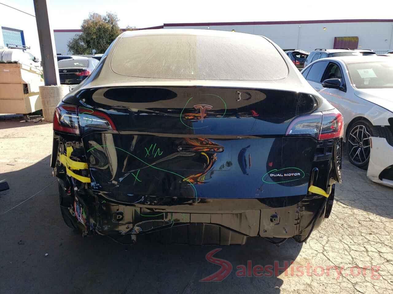 5YJYGDEE7MF229812 2021 TESLA MODEL Y