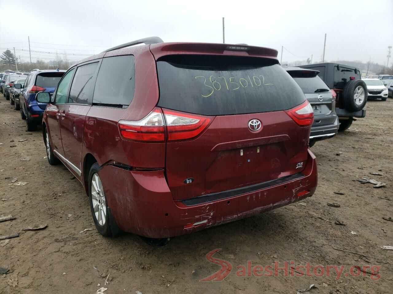 5TDDK3DC6GS139137 2016 TOYOTA SIENNA