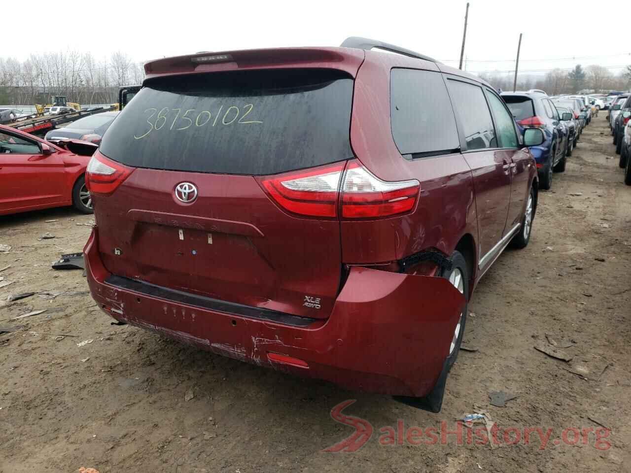 5TDDK3DC6GS139137 2016 TOYOTA SIENNA