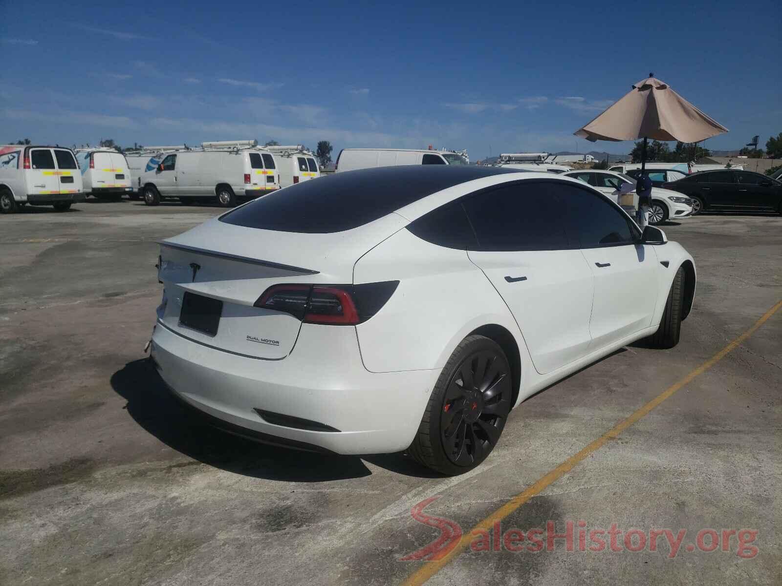 5YJ3E1EC1MF876266 2021 TESLA MODEL 3