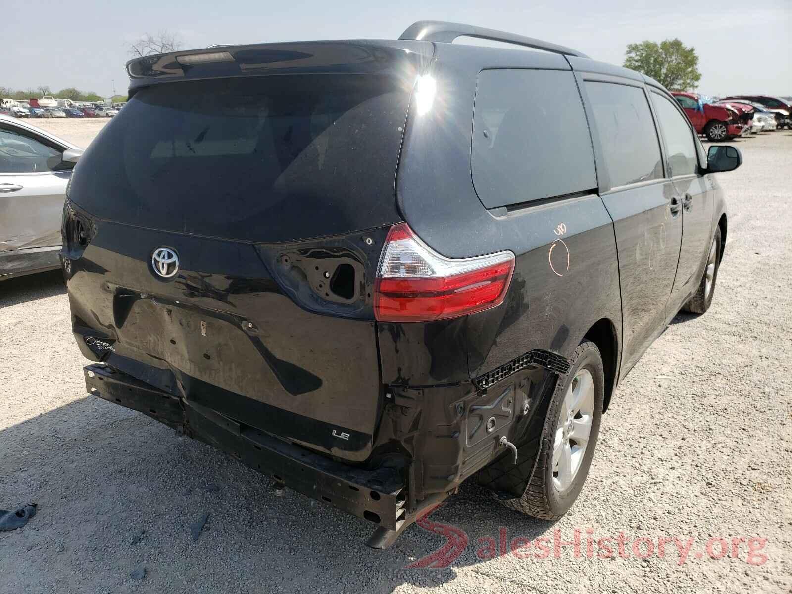 5TDKZ3DC3HS821946 2017 TOYOTA SIENNA