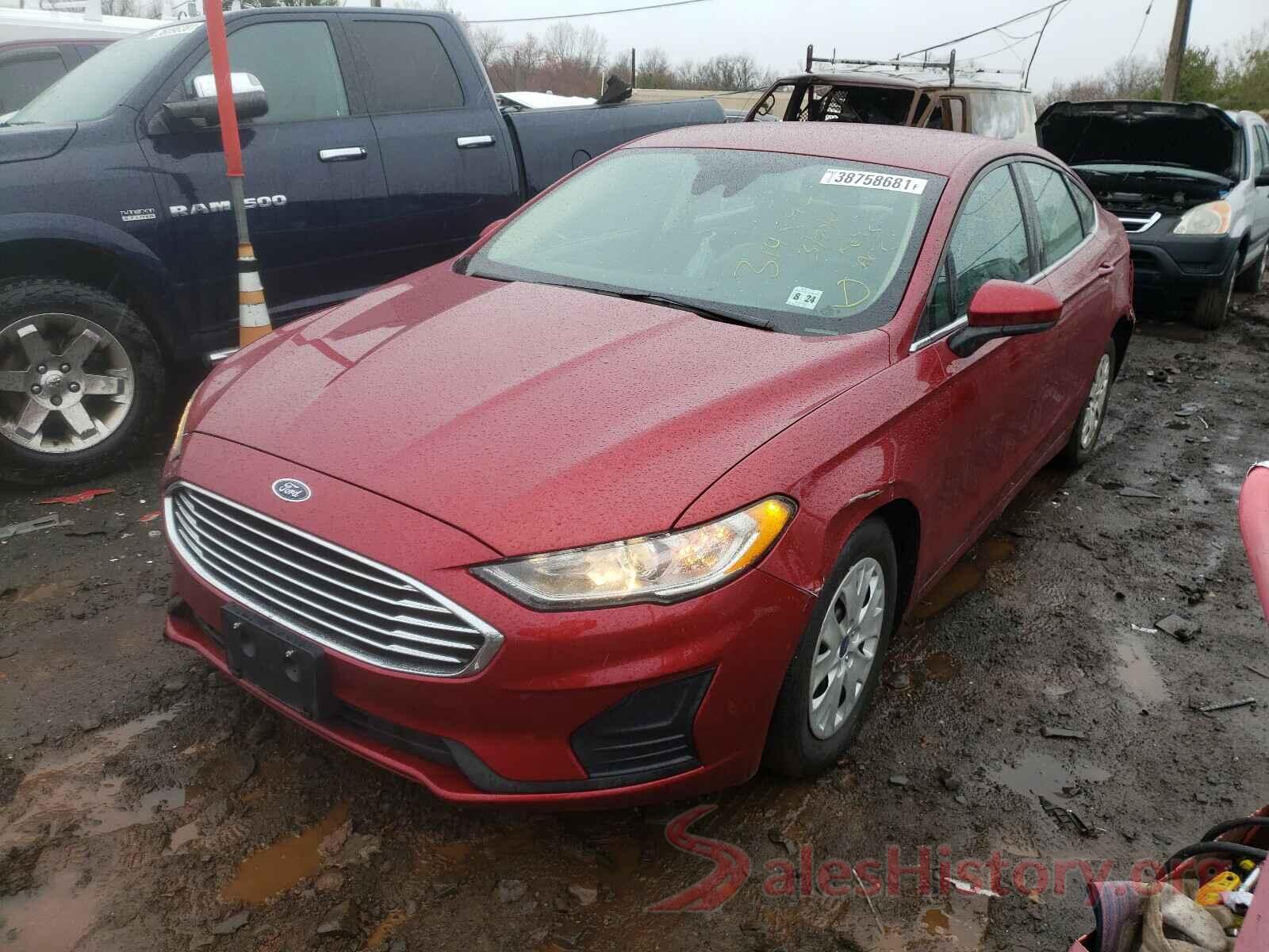 3FA6P0G76KR244687 2019 FORD FUSION