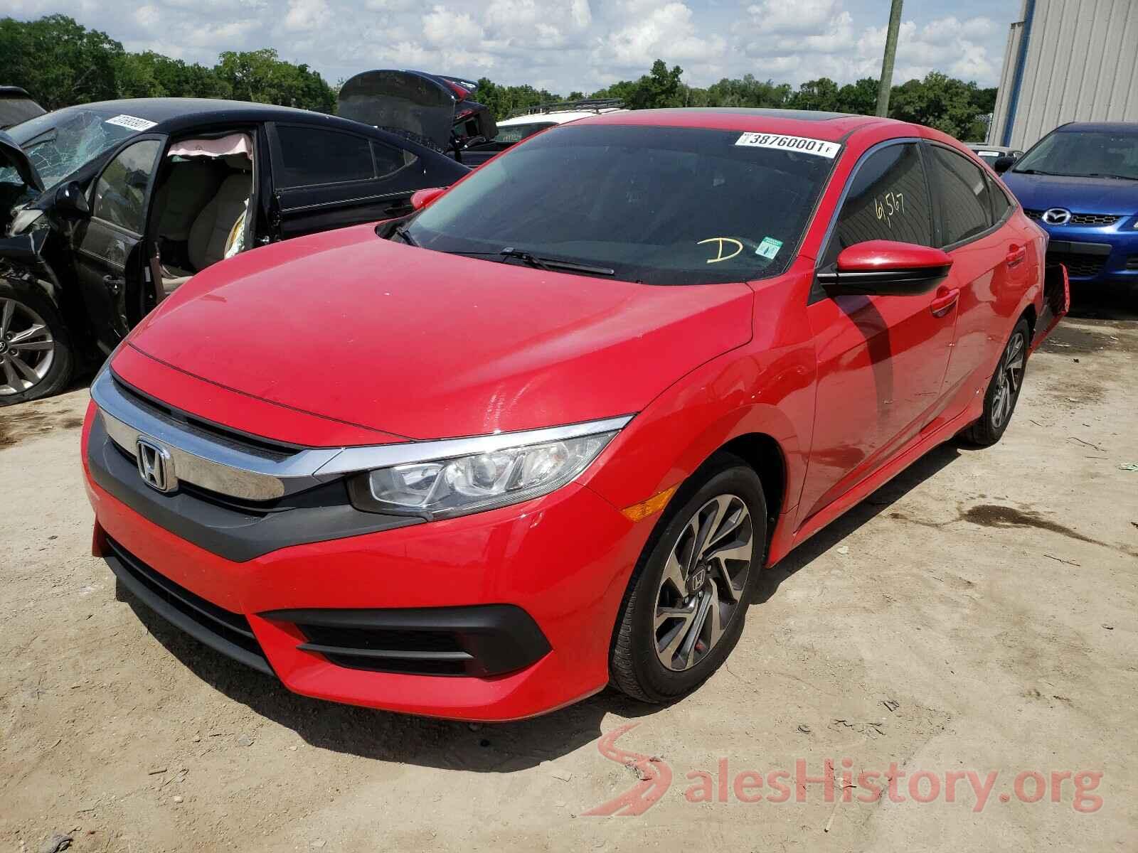 2HGFC2F76GH575681 2016 HONDA CIVIC