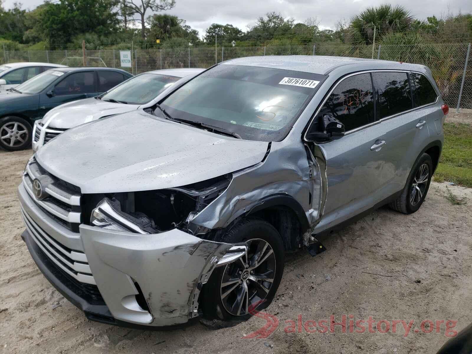 5TDZZRFH3KS342895 2019 TOYOTA HIGHLANDER