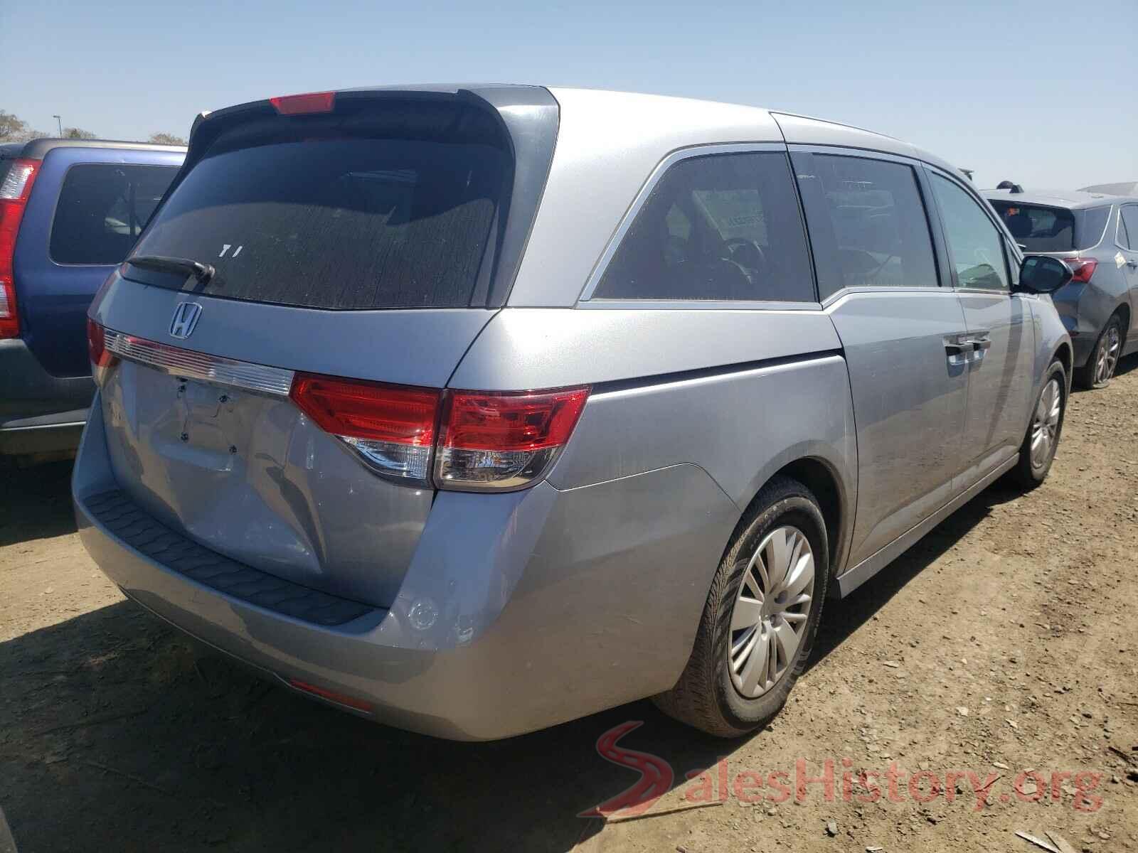 5FNRL5H29GB128637 2016 HONDA ODYSSEY