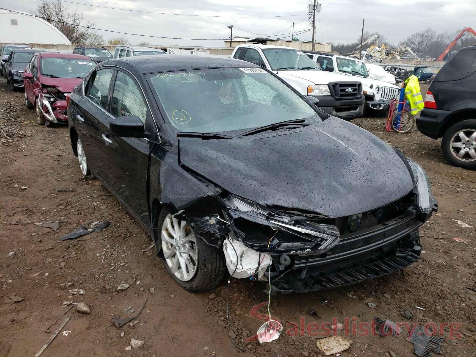 3N1AB7AP8KY261522 2019 NISSAN SENTRA