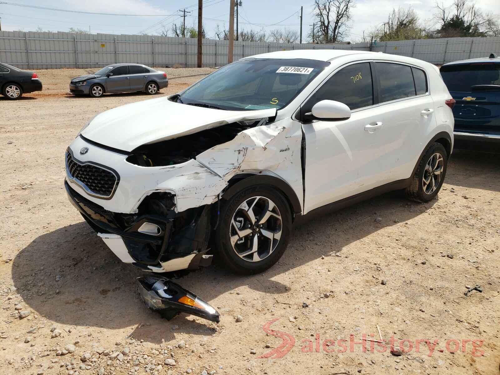 KNDPMCAC0L7754038 2020 KIA SPORTAGE