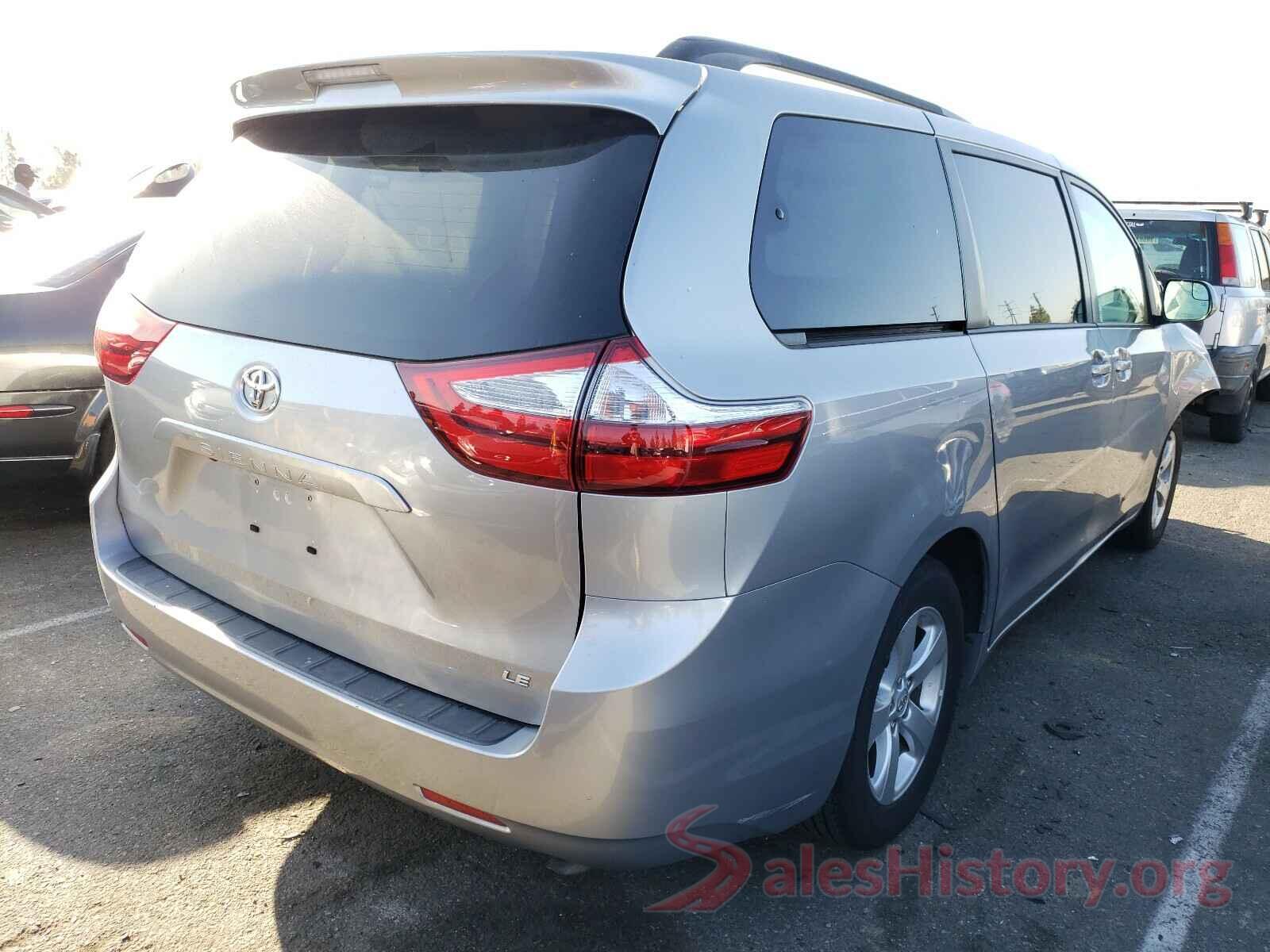 5TDKZ3DC9HS788127 2017 TOYOTA SIENNA