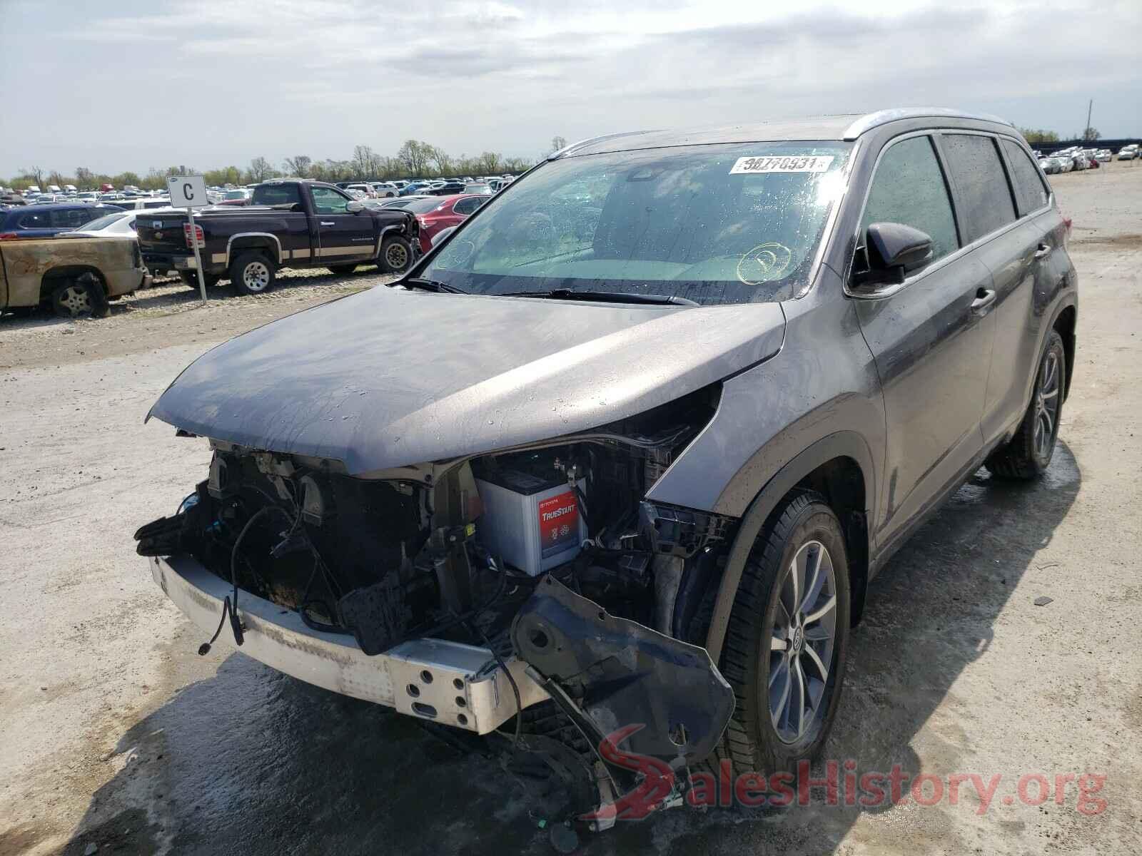 5TDJZRFHXHS510733 2017 TOYOTA HIGHLANDER