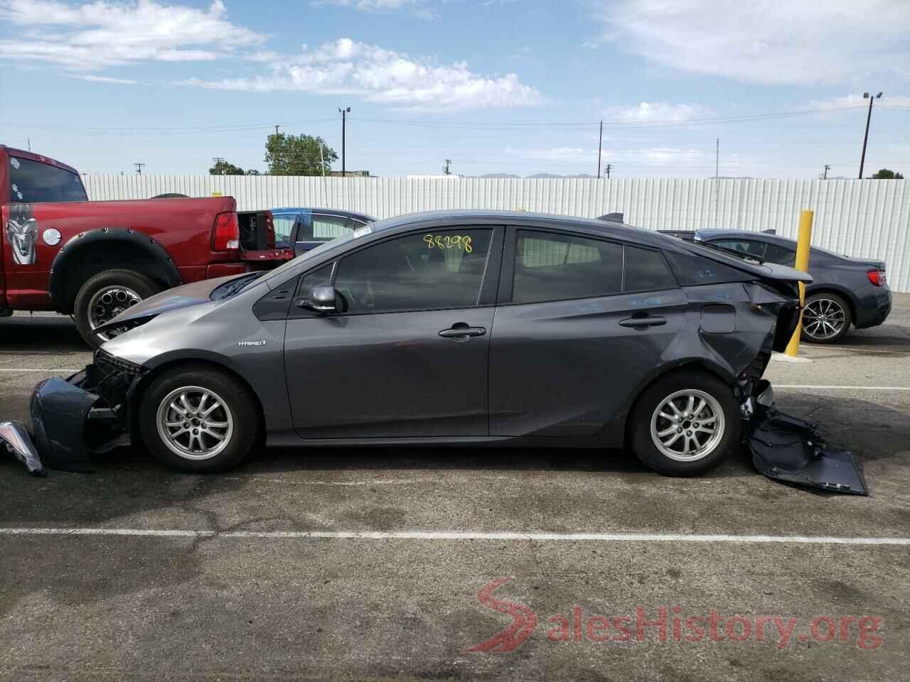 JTDKARFU8K3072053 2019 TOYOTA PRIUS