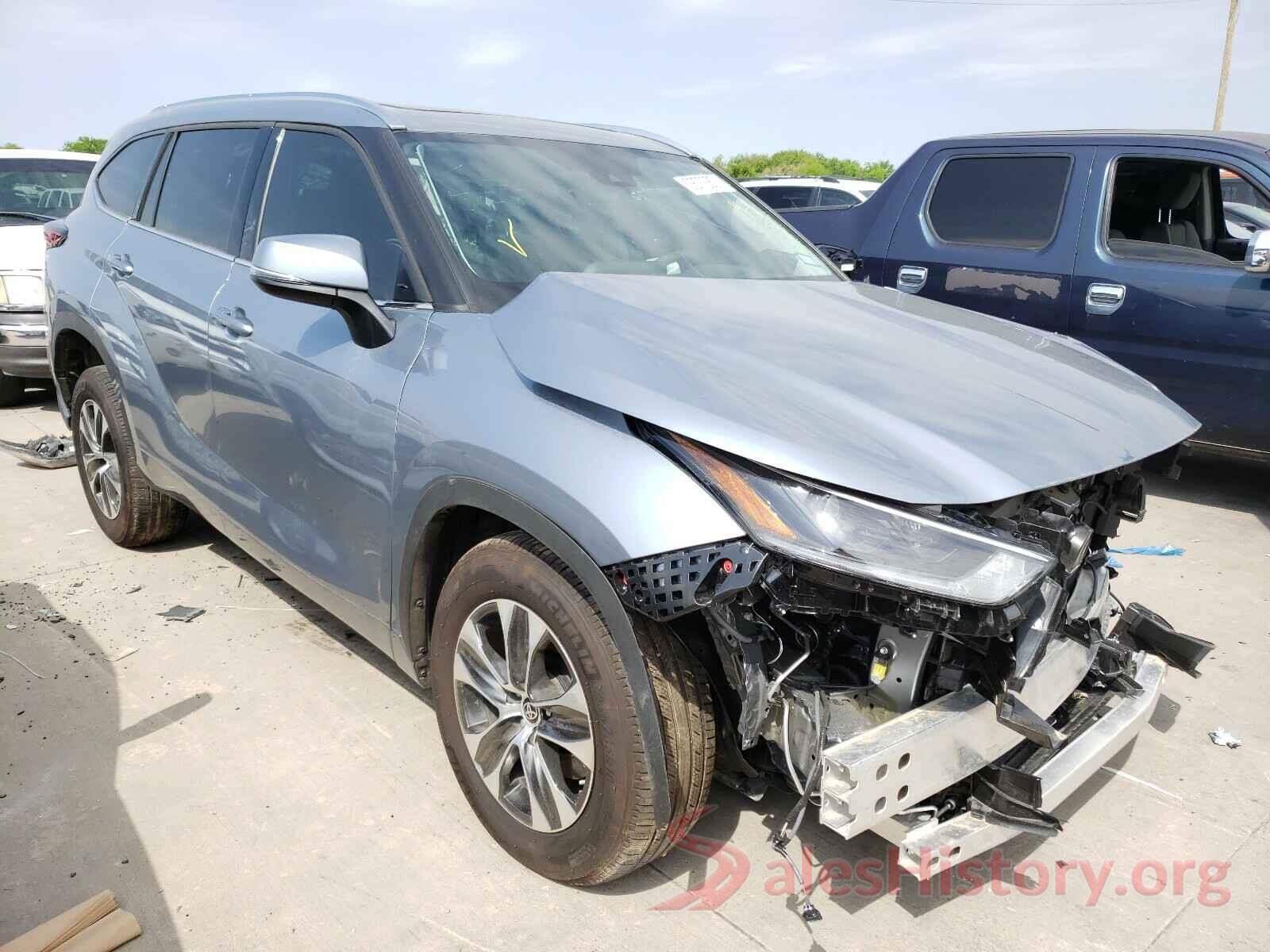 5TDGZRAH7MS033044 2021 TOYOTA HIGHLANDER