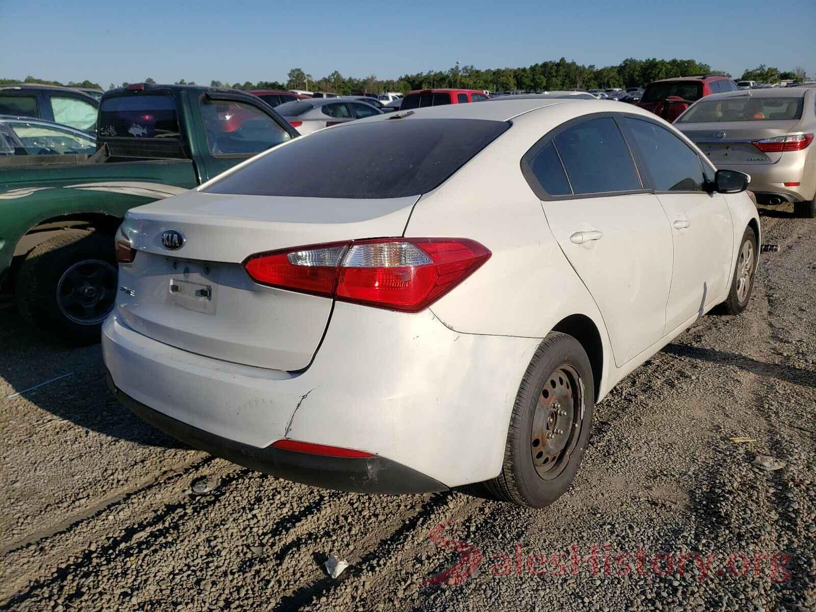 KNAFK4A6XG5591236 2016 KIA FORTE