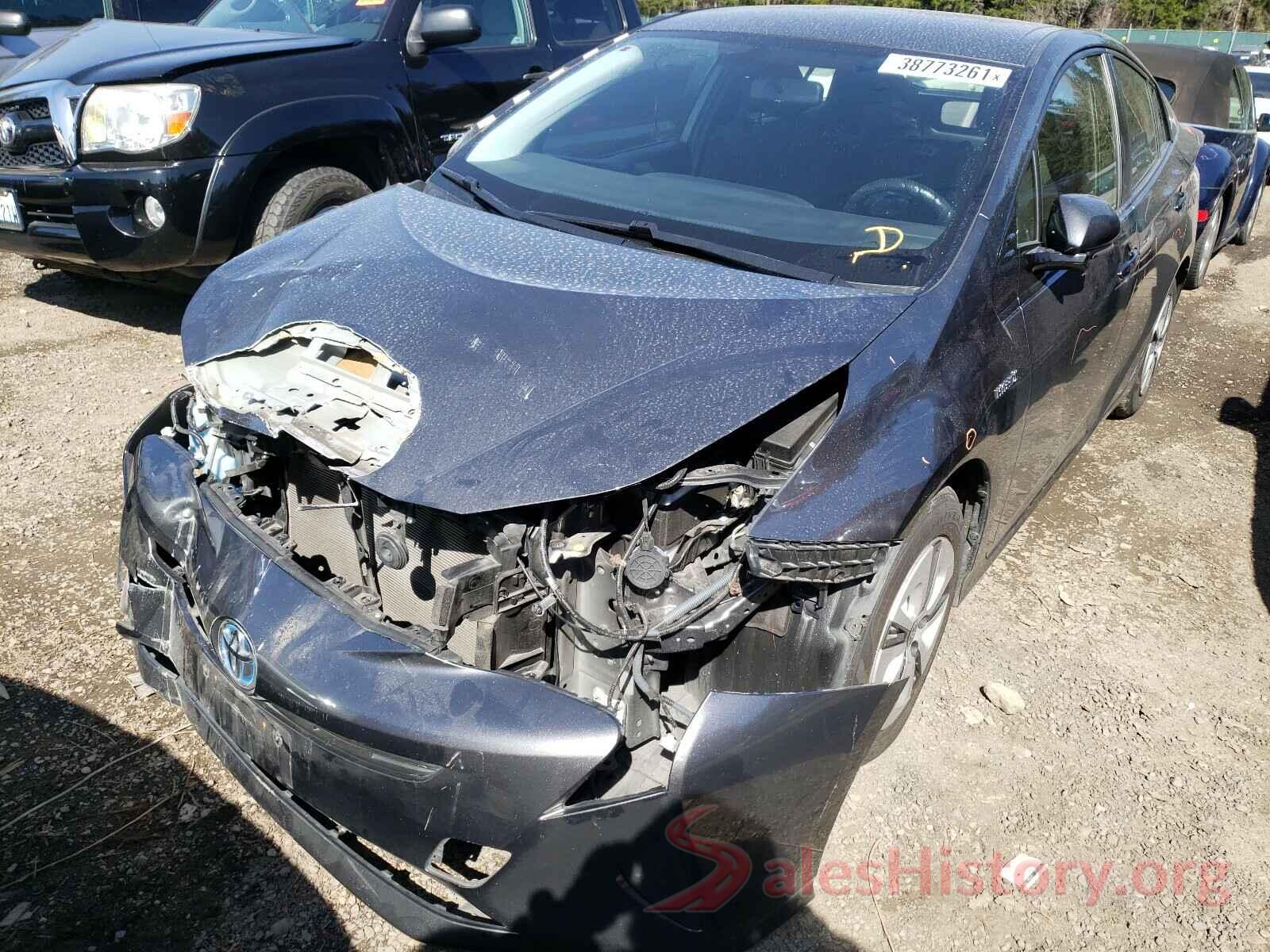 JTDKARFU1G3026071 2016 TOYOTA PRIUS