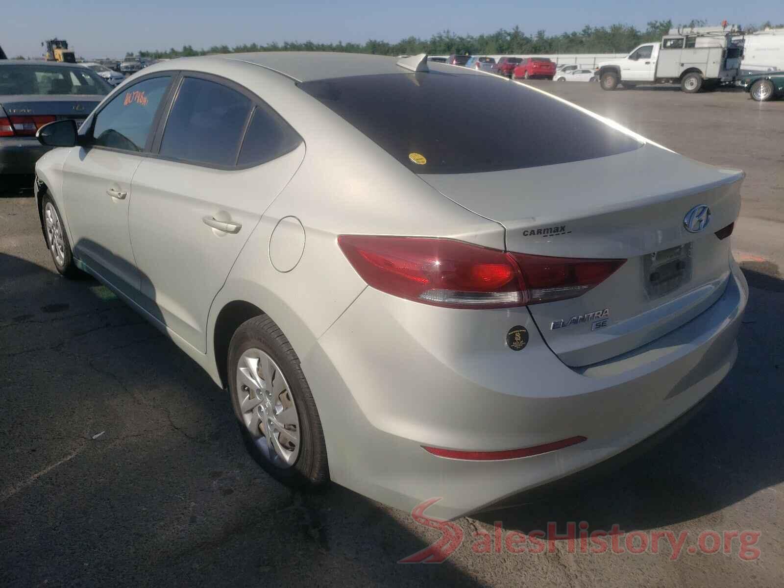 KMHD74LF2HU083564 2017 HYUNDAI ELANTRA