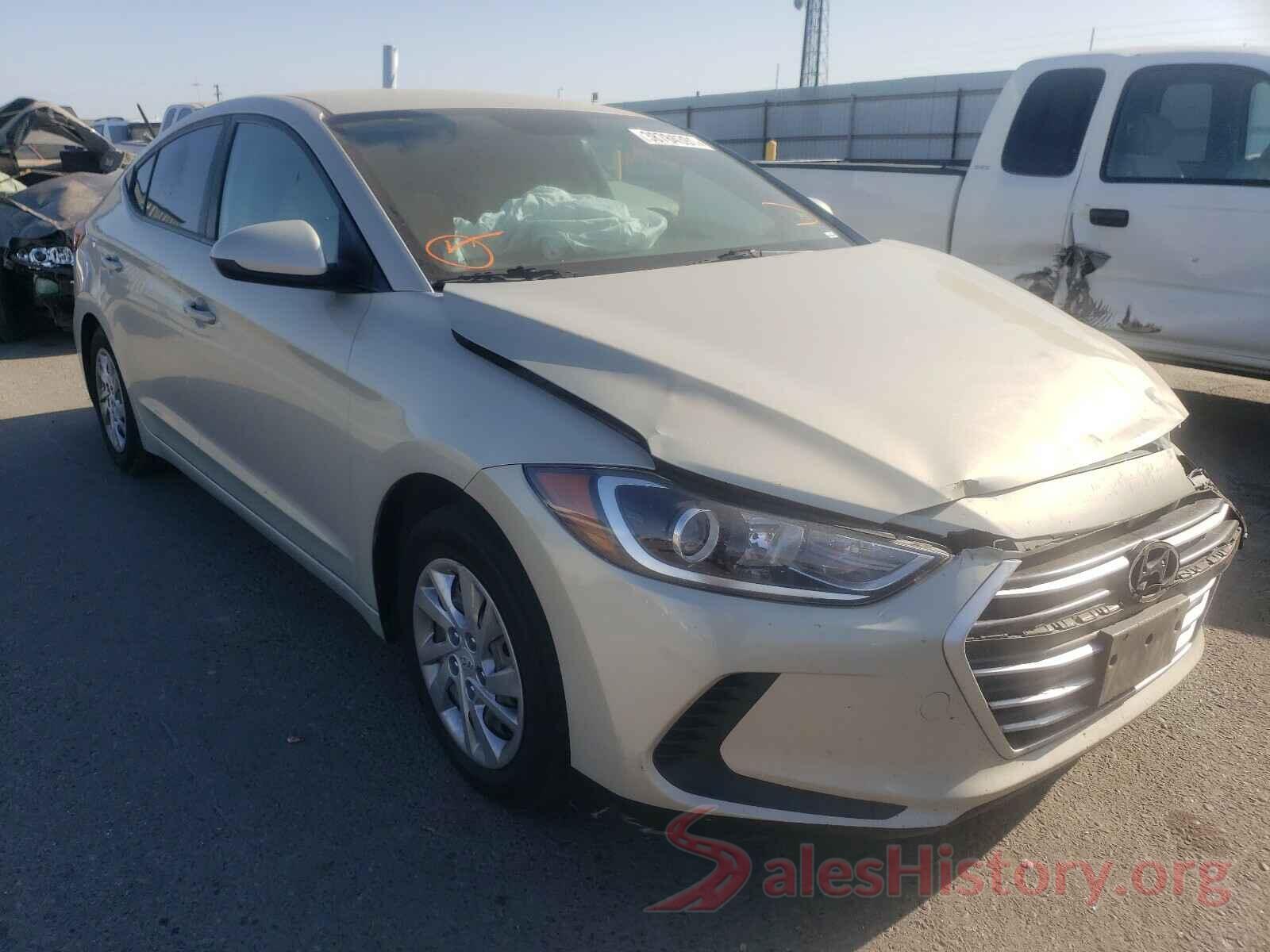 KMHD74LF2HU083564 2017 HYUNDAI ELANTRA