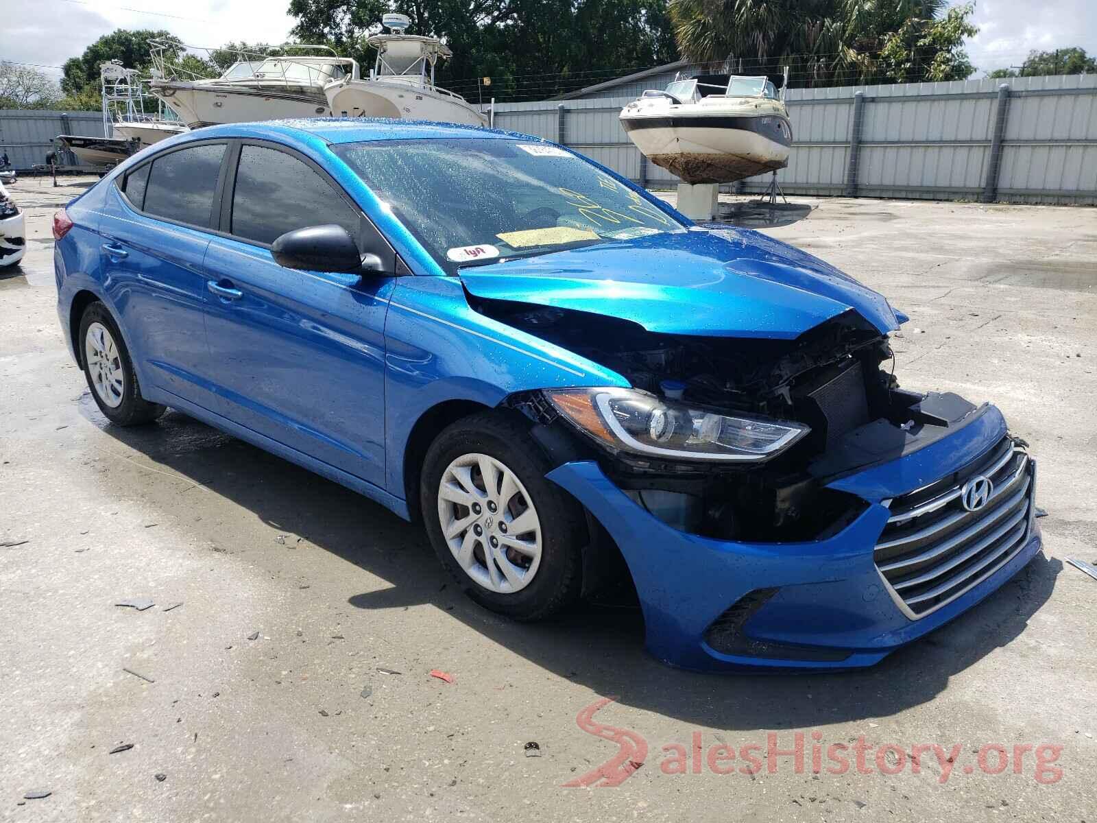 KMHD74LF4HU421966 2017 HYUNDAI ELANTRA