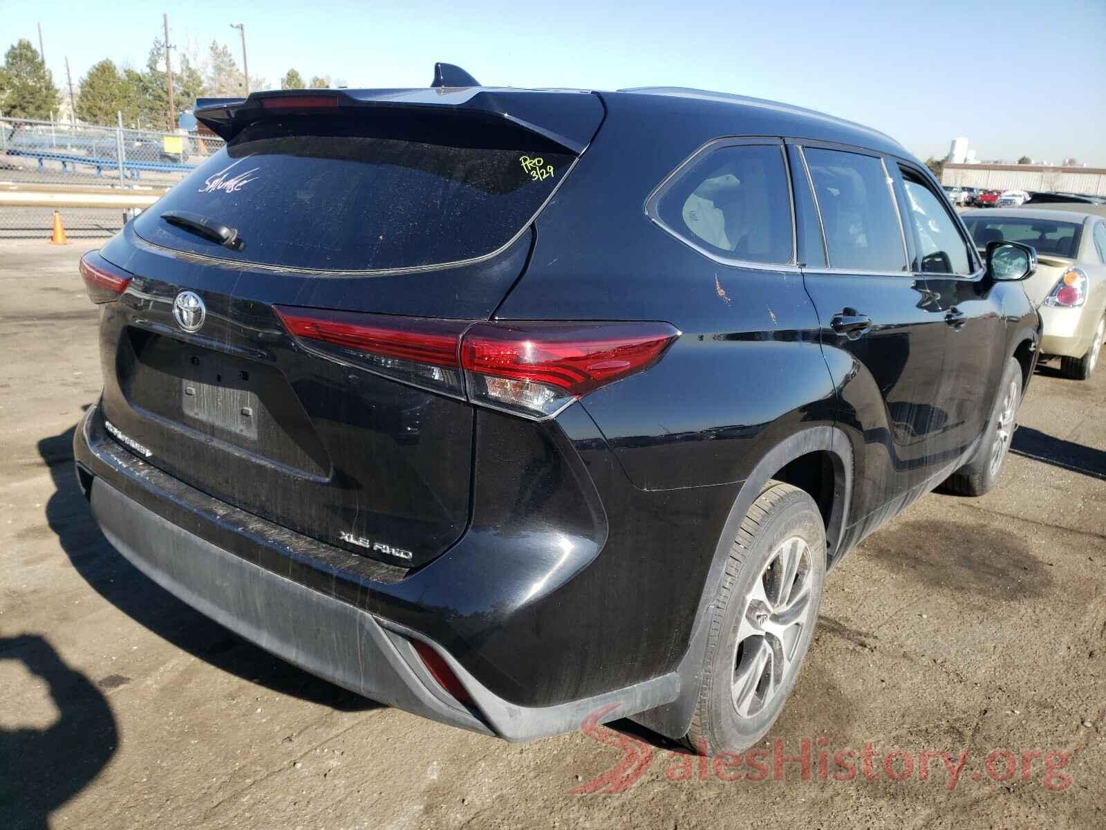 5TDGZRBH3LS504636 2020 TOYOTA HIGHLANDER