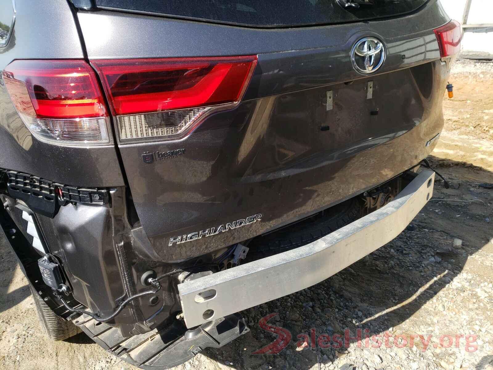 5TDYZRFH8KS301061 2019 TOYOTA HIGHLANDER