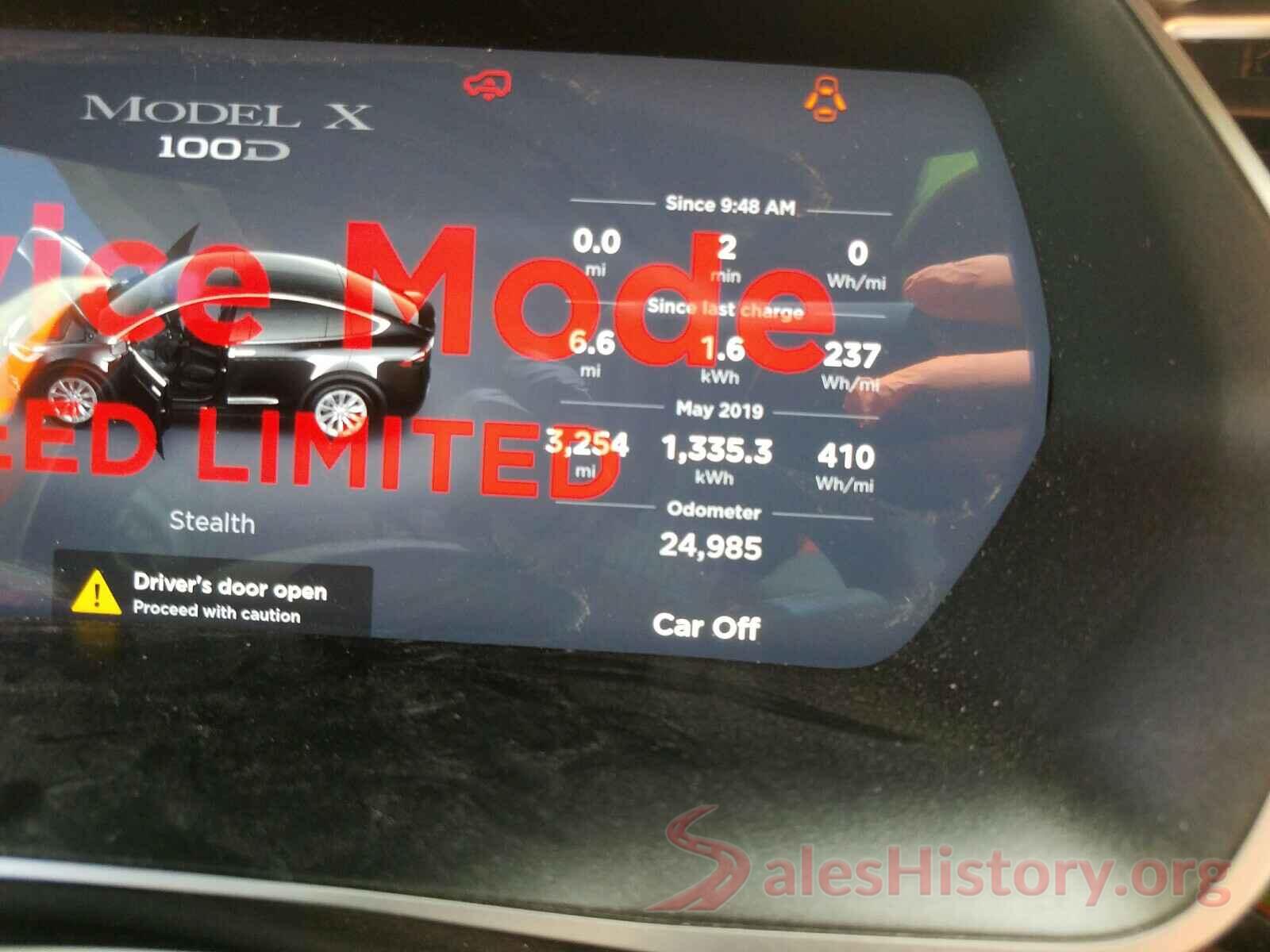 5YJXCDE23HF062724 2017 TESLA MODEL X