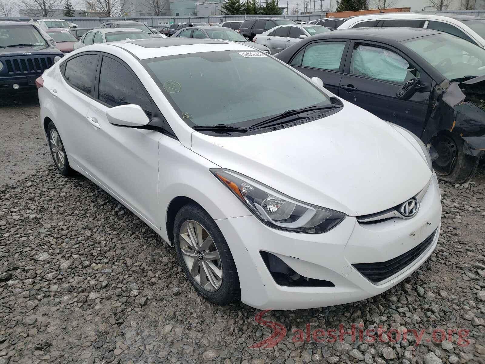 KMHDH4AE9GU477407 2016 HYUNDAI ELANTRA