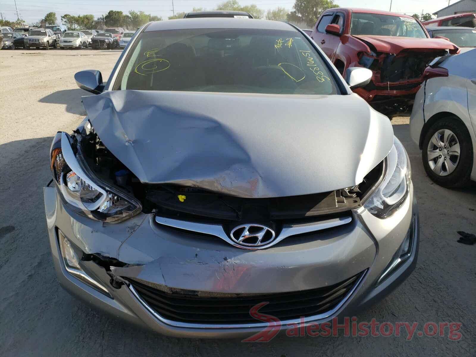 KMHDH4AEXGU480641 2016 HYUNDAI ELANTRA