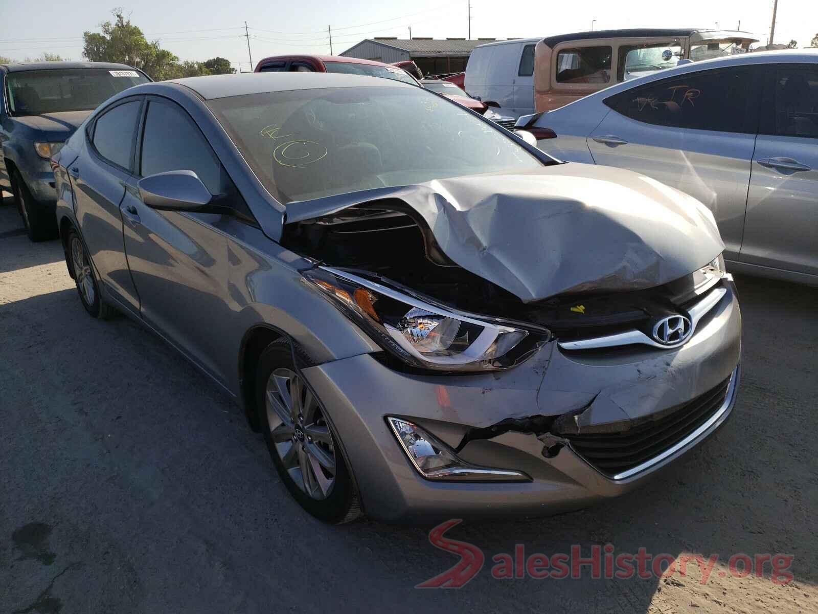 KMHDH4AEXGU480641 2016 HYUNDAI ELANTRA