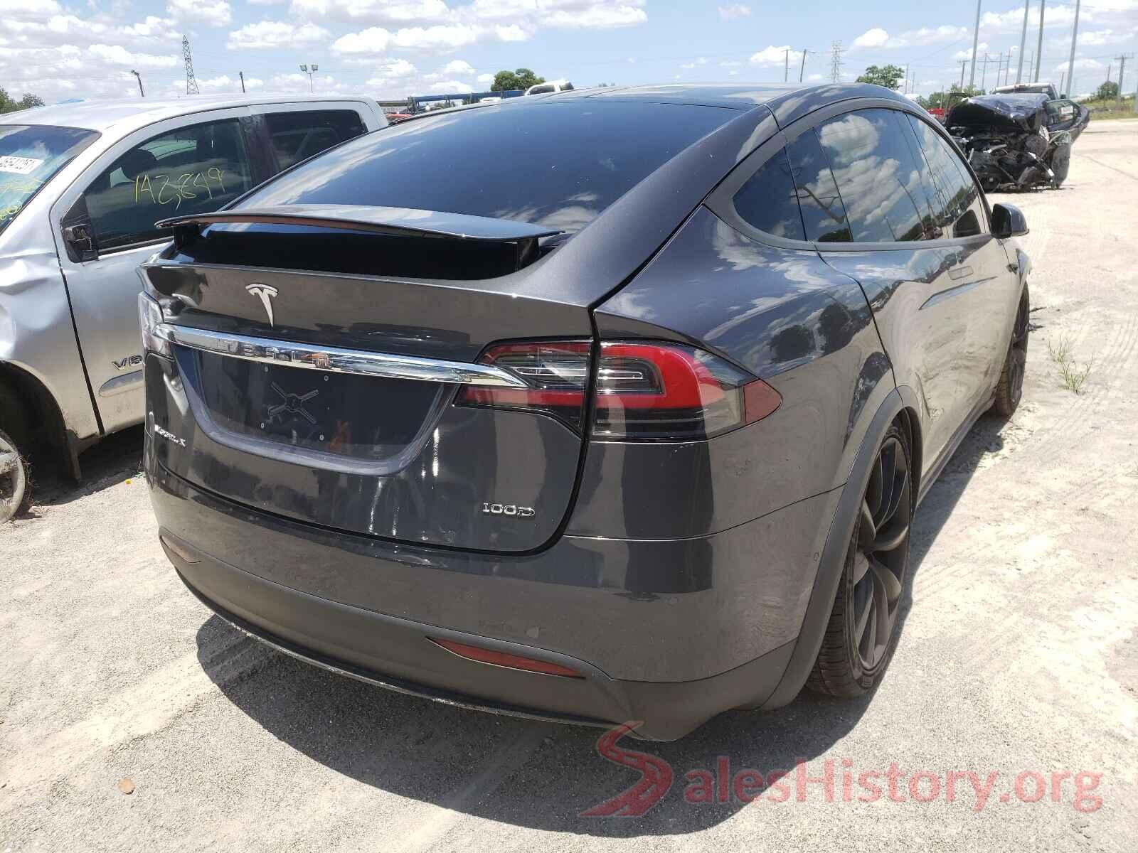 5YJXCBE25JF088607 2018 TESLA MODEL X