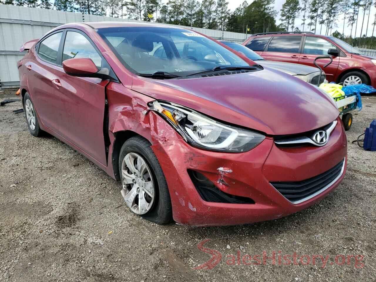 5NPDH4AEXGH786141 2016 HYUNDAI ELANTRA