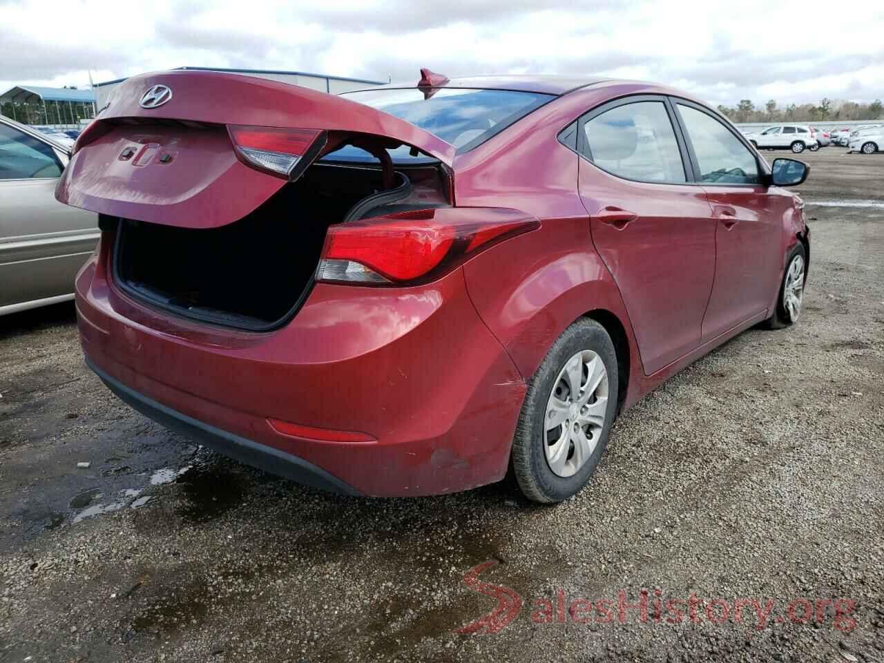 5NPDH4AEXGH786141 2016 HYUNDAI ELANTRA