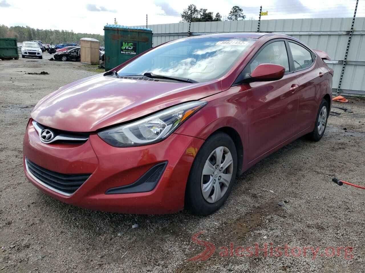 5NPDH4AEXGH786141 2016 HYUNDAI ELANTRA