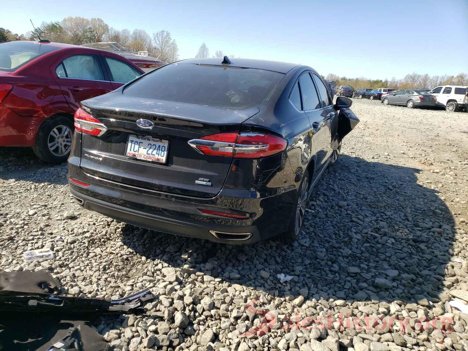 3FA6P0T95KR260256 2019 FORD FUSION