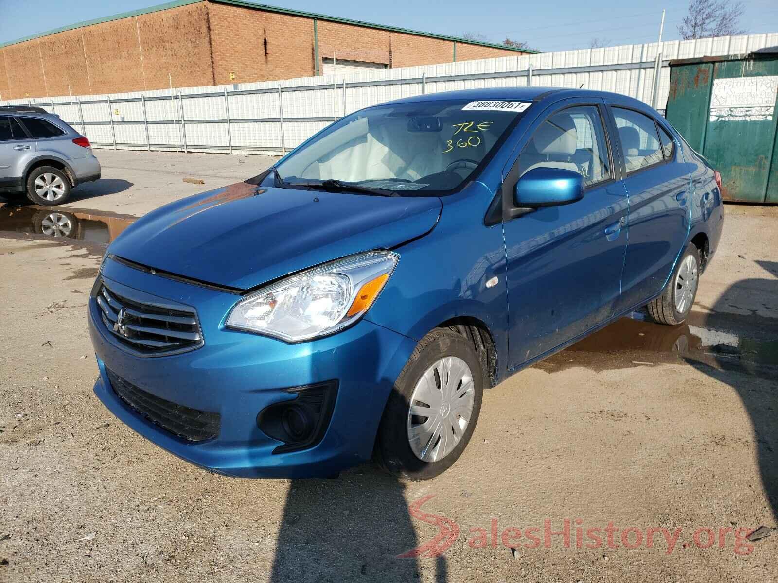 ML32F3FJ8HHF09295 2017 MITSUBISHI MIRAGE