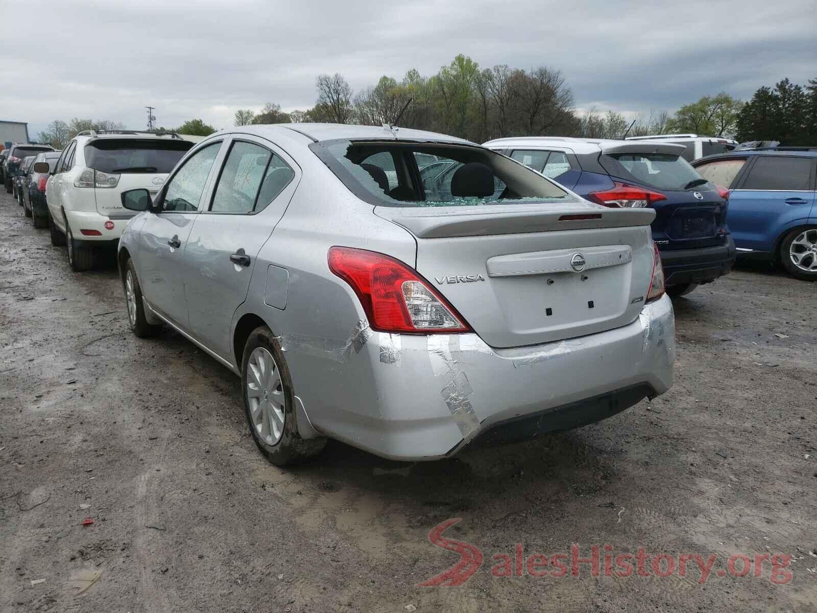 3N1CN7APXGL822100 2016 NISSAN VERSA