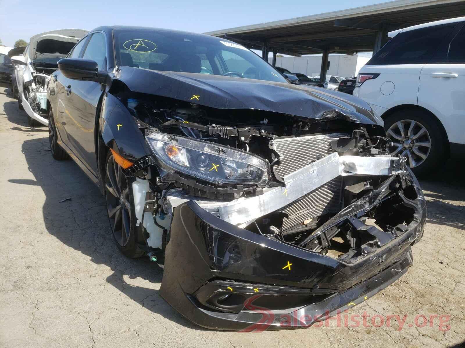 2HGFC2F81KH595483 2019 HONDA CIVIC